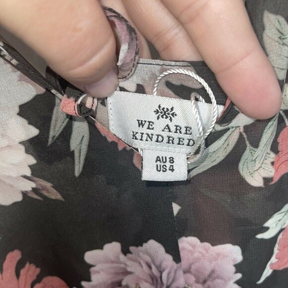 WE ARE KINDRED x FREE PEOPLE Floral Jumpsuit Black - Picture 8 of 12